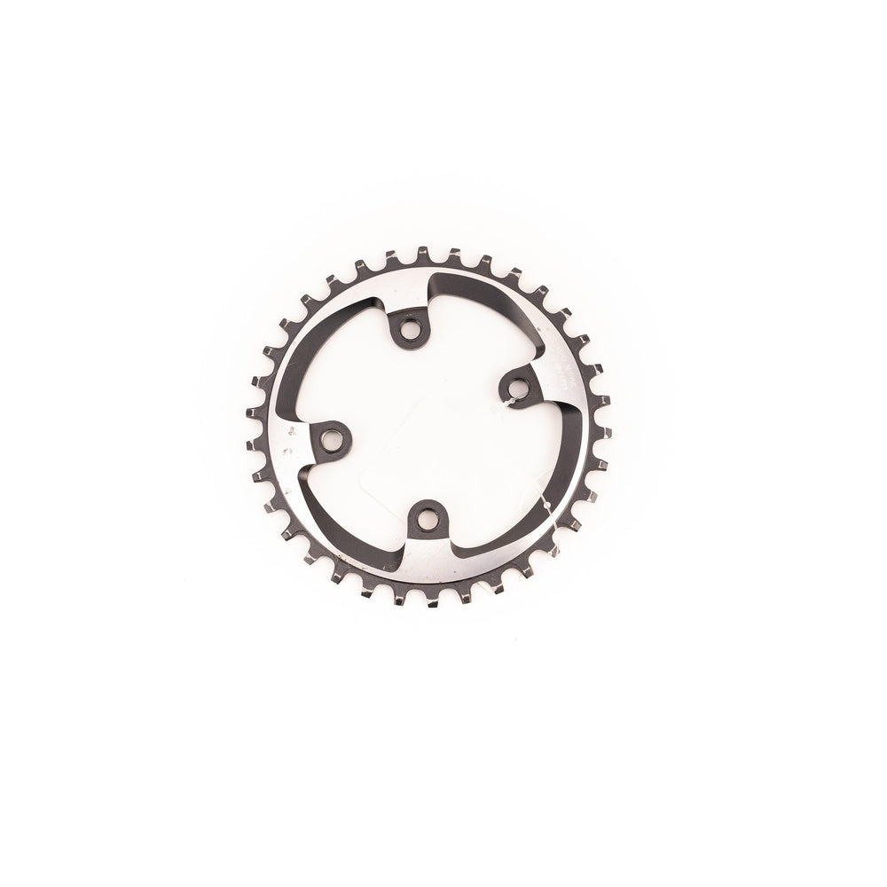 SRAM XX1 grey aluminum chainring with 34 teeth and toothed edge