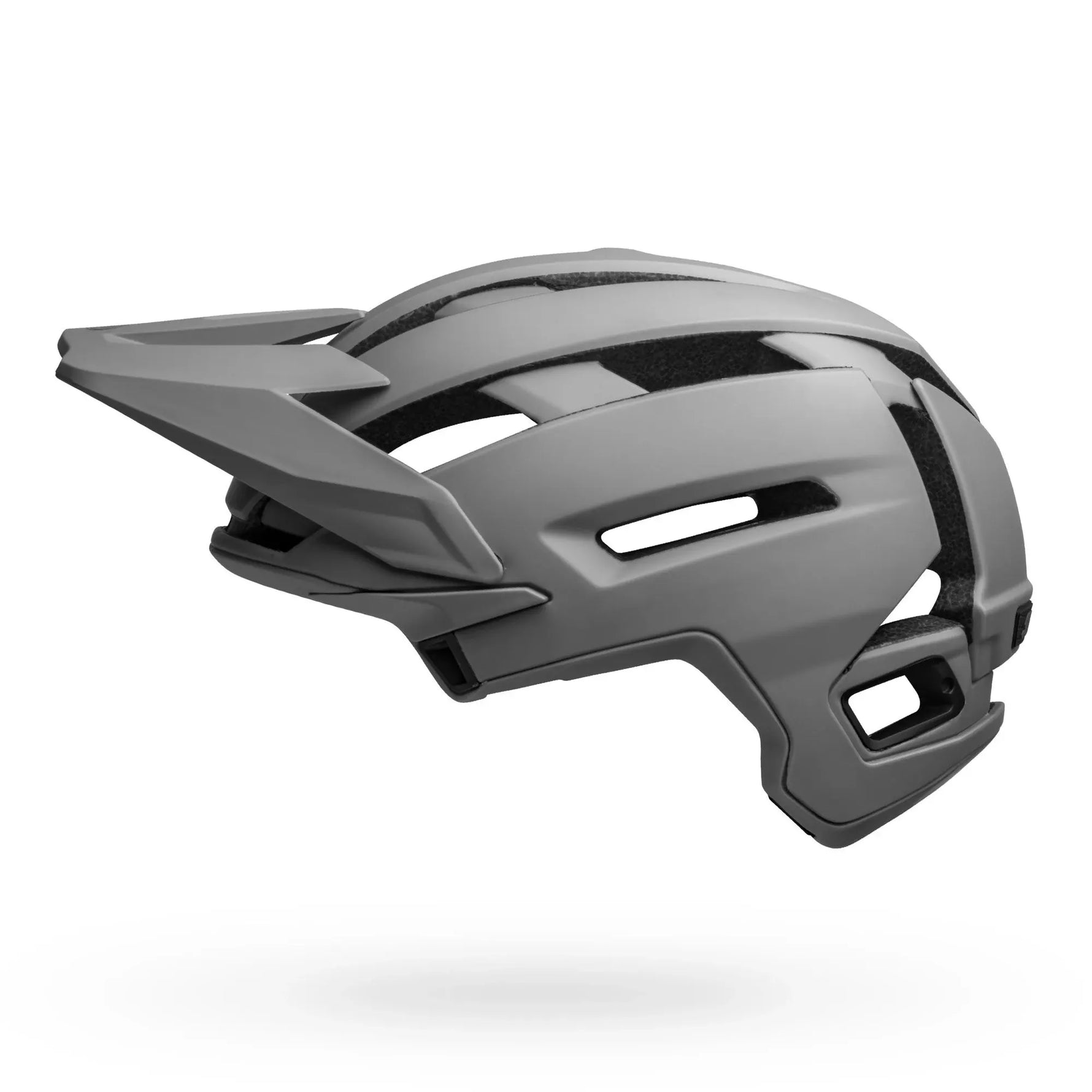 Bell Super Air R MIPS mountain bike helmet in matte gray with visor