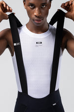 GOBIK Bibshort Absolute 7.0 Men in black with white mesh top panel