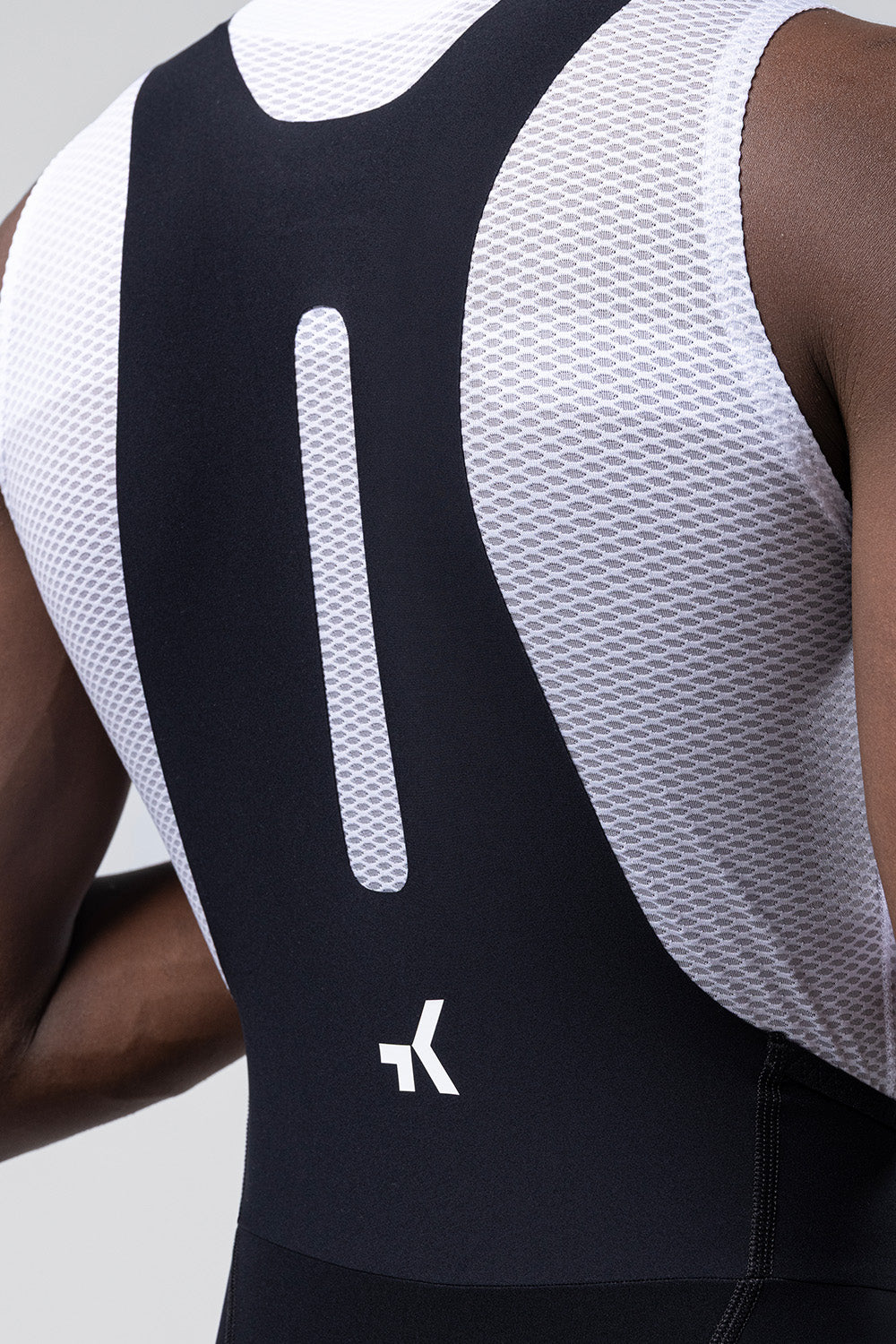GOBIK Bibshort Absolute 7.0 Men in black with white mesh side panels