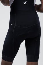 Black Gobik Absolute Compact 7.0 men's cycling bib shorts with padded chamois