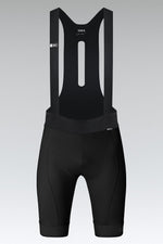 Gobik Absolute 7.0 black cycling bib shorts with mesh bib panel and padded chamois