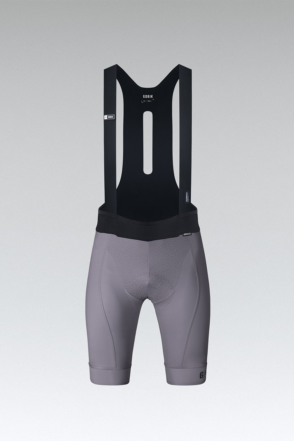 GOBIK Bibshort Absolute Compact 7.0 Men cycling bib shorts in kettle gray color