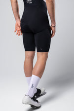 Black Gobik Lancer men's cycling bib shorts with professional studio photography