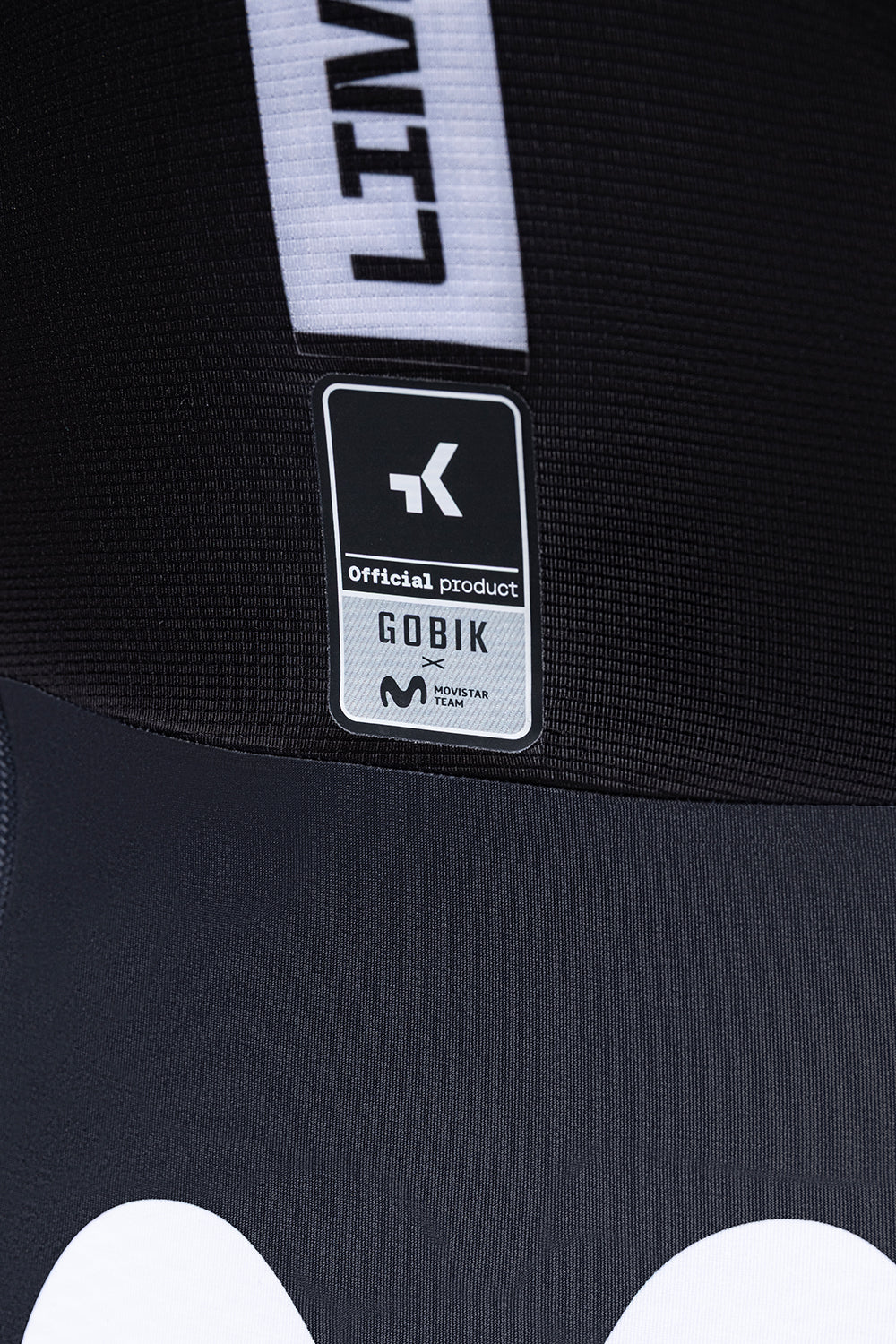 Gobik Limited 6.0 Bib Shorts in Movistar Team navy colorway with official branding