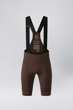 Gobik Matt 2.0 Men's cycling bib shorts in cocoa brown with black suspenders