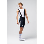 Gobik Ultralite Bib Shorts in Movistar Team colors with navy blue and white design