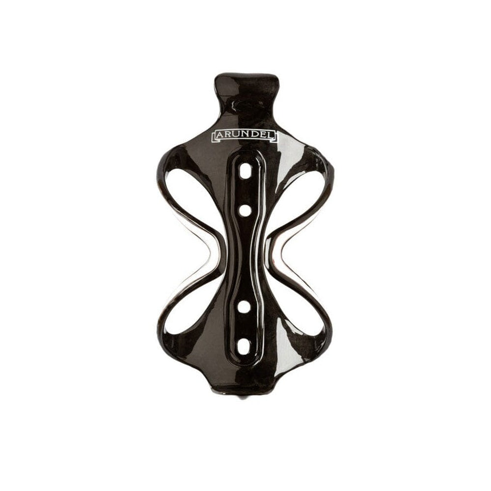 Arundel Mandible bicycle bottle cage in black oil slick finish with mounting holes