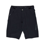 Troy Lee Designs Skyline Air black cycling shorts with liner on white background