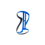 Blackburn Clutch Carbon side entry left bicycle bottle cage in blue