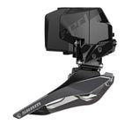 SRAM Red eTap AXS front derailleur in black with professional studio photography
