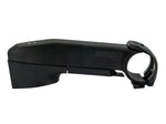 BMC ICS2 90mm bicycle stem in matte black with handlebar clamp on white background