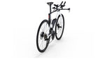 BMC Speedmachine time trial bike in white and black with aerobars