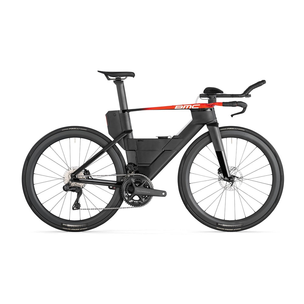 BMC Speedmachine 01 THREE Carbon / Neon Red Medium