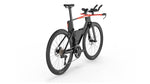 BMC Speedmachine 01 THREE carbon time trial bike with aerobars and red accents