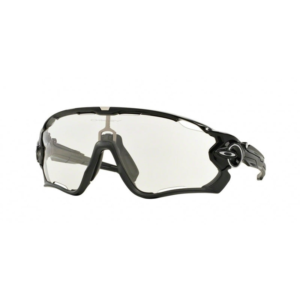 Oakley JawBreaker Polished Black Clear To Black Photochromic Sunglasses