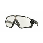 Oakley JawBreaker Polished Black Clear To Black Photochromic Sunglasses - CLEAR BLACK IRIDIUM PHOTOCHROMIC