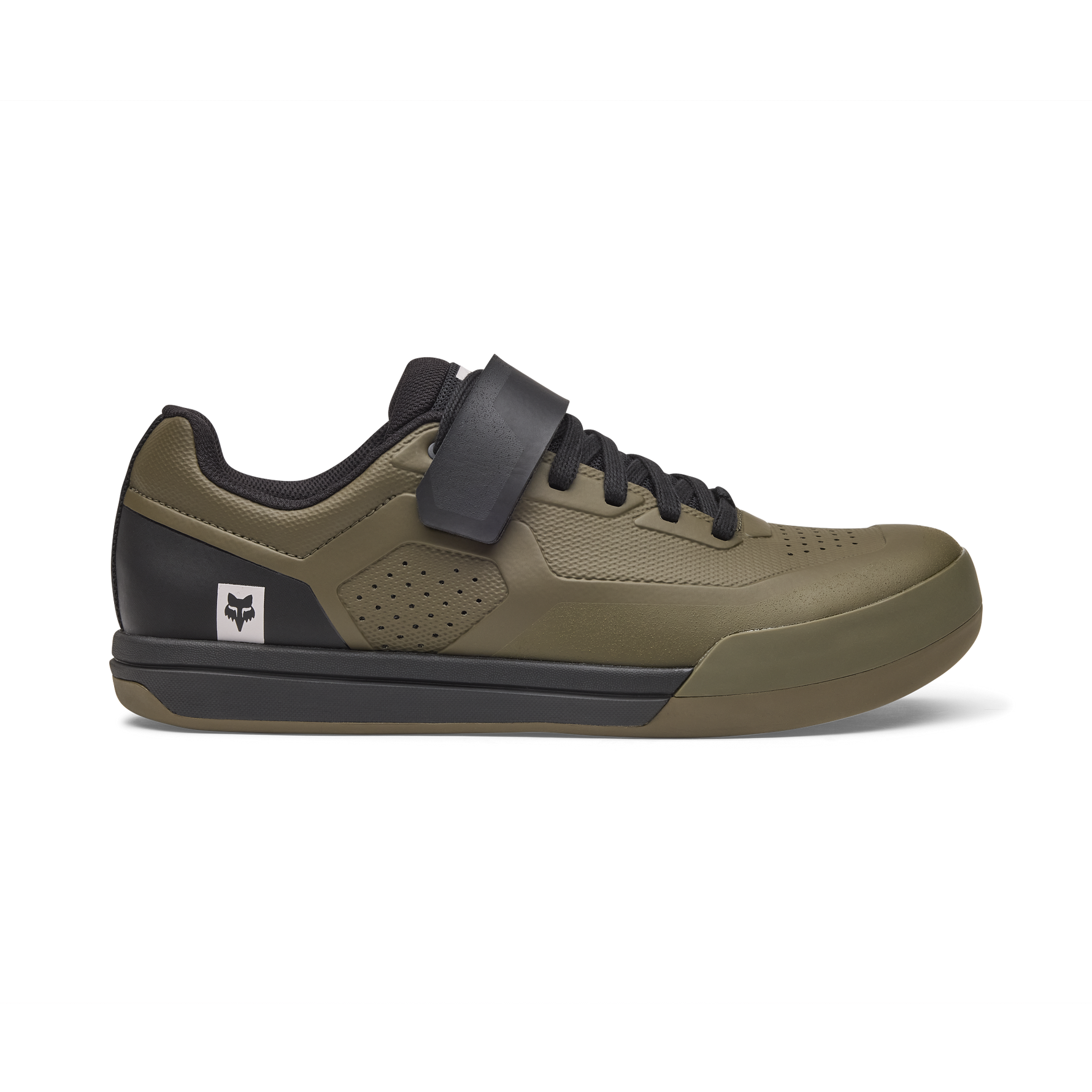 Fox Racing Union Clipless MTB Shoes in mocha brown colorway with black accents