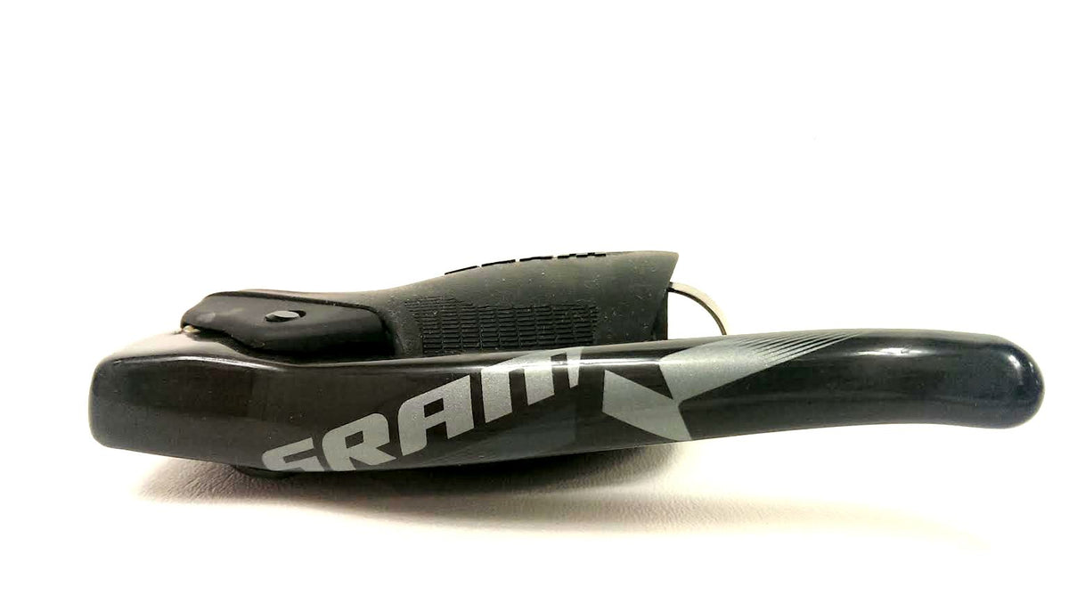 SRAM Force CX1 brake lever side profile view showing carbon body and lever blade