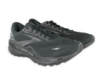Brooks Adrenaline GTS 23 women's running shoes in black colorway with clean studio lighting