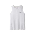Brooks Sprint Free Tank 2.0 women's white sleeveless running tank top