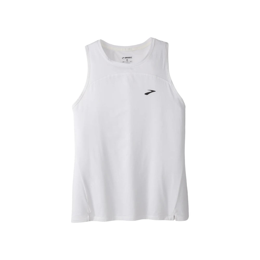 Brooks Sprint Free Tank 2.0 women's white sleeveless running tank top