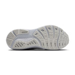 Brooks Ghost 17 women's running shoe in white with grey accents and white sole