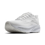 Brooks Ghost 17 women's running shoe in white and light grey colorway