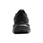 Brooks Glycerin 22 women's running shoe in black colorway, heel view