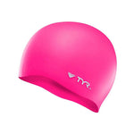 TYR Wrinkle Free Silicone Adult Cap - Fluo Pink