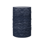 Buff Cool Net UV+ neck gaiter in Ether Graphite with dark textured pattern