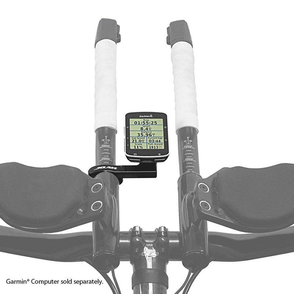 XLab C-Fast computer mount holding Garmin device on aerobars with professional studio lighting