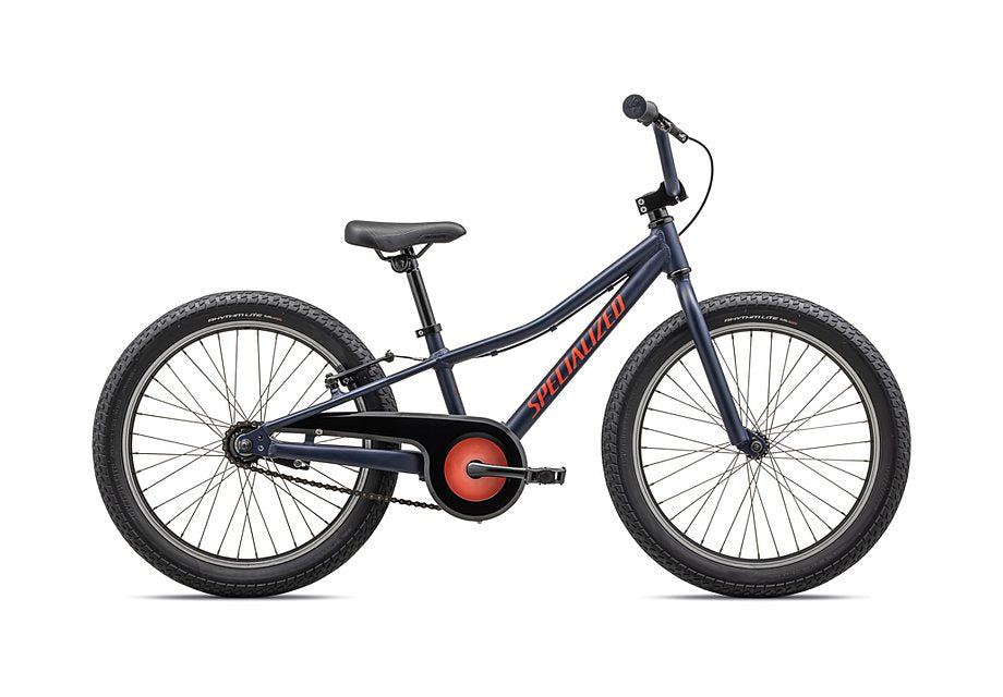 Specialized Riprock Coaster 20 kids bike in dark navy with red accents