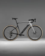 Cannondale Synapse road bike in white and black finish with drop handlebars