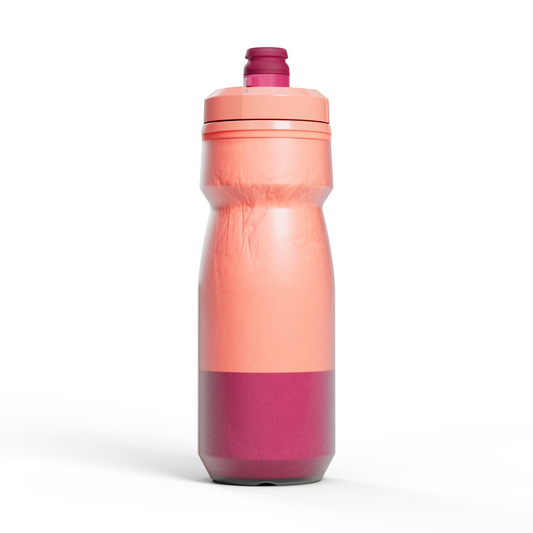 Camelbak Podium Chill water bottle in Mercury Blush colorway with coral gradient