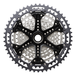 Shimano Deore XT CS-M8200-12 12-speed cassette sprocket in dark gray and silver