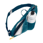 CamelBak Podium Flow 2 waist pack in moroccan blue with water bottle