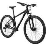 Cannondale Trail 8 mountain bike in dark grey with knobby tires