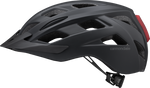 Cannondale Quick adult bike helmet in matte black with red rear accent