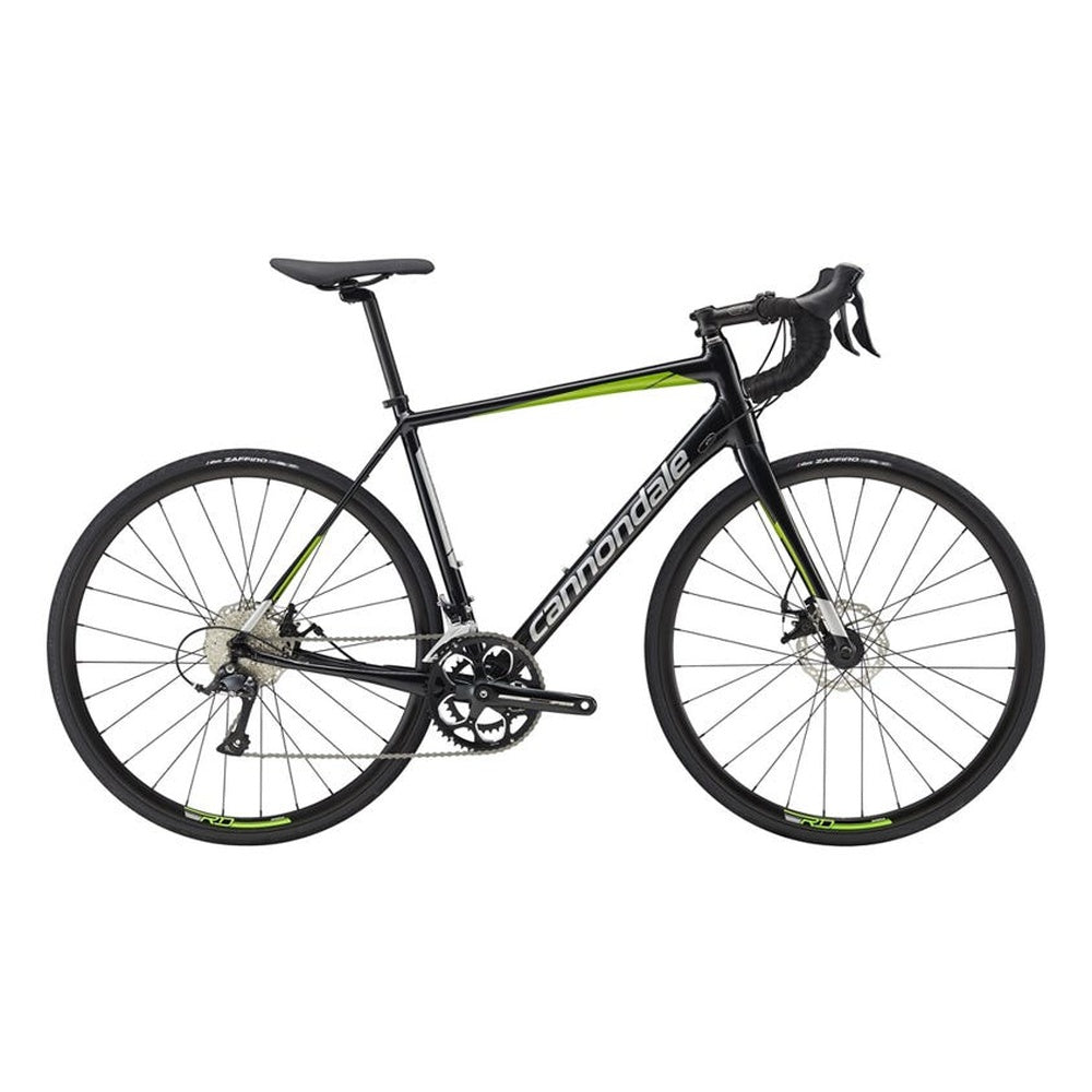 Cannondale Synapse Al Sora road bike in black with green accents