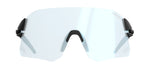 Tifosi Rail sunglasses with clear interchangeable lens and black temple attachments