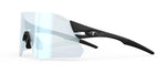 Tifosi Rail BlackOut sunglasses with black frame and clear interchangeable lenses