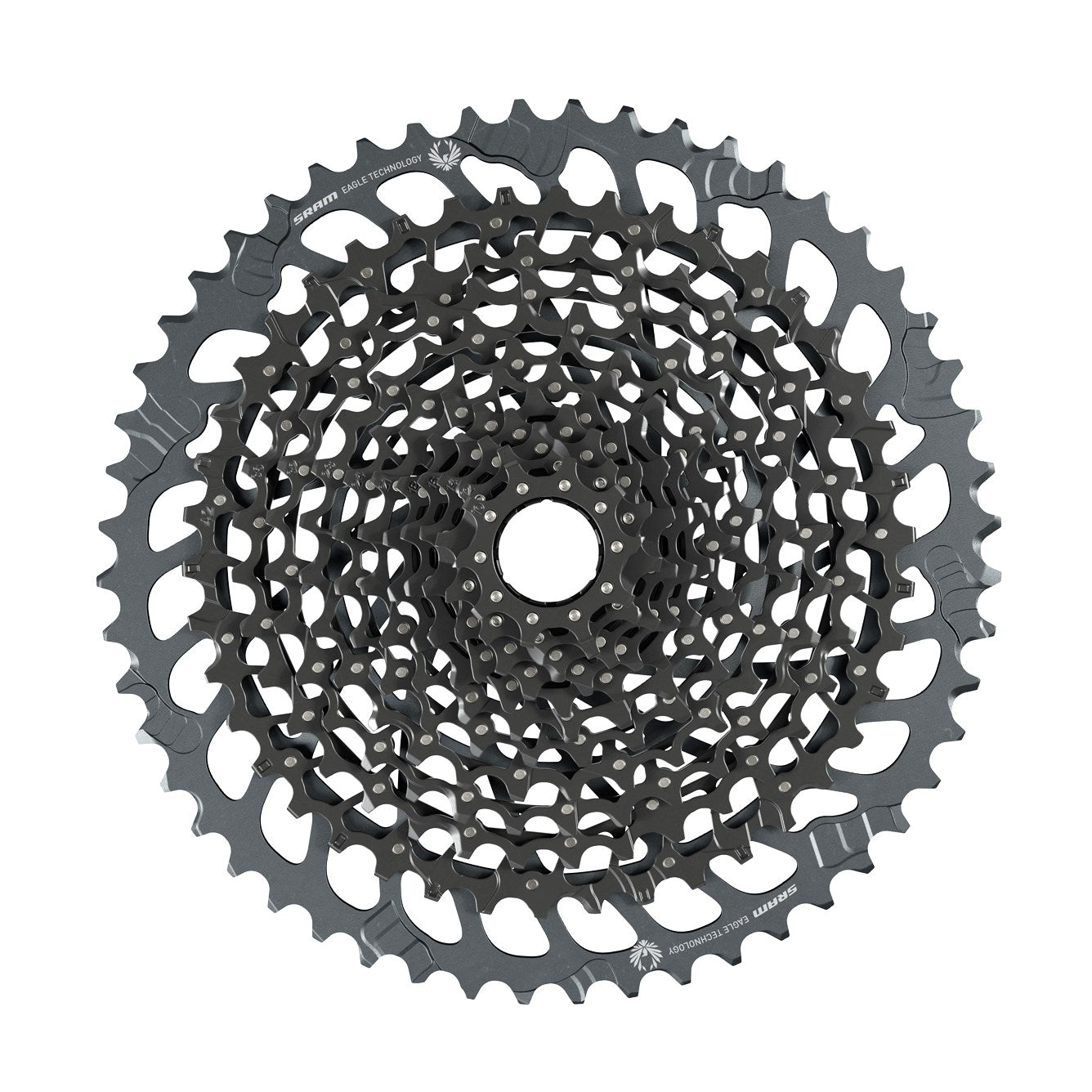 SRAM XG-1275 Eagle 12-speed black bicycle cassette with 10-52 tooth range