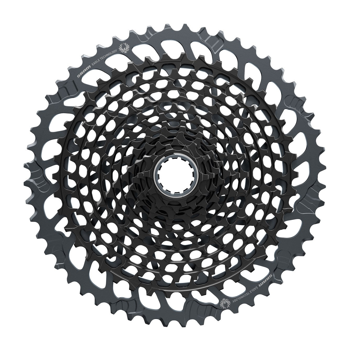 SRAM XG1295 Eagle 12-speed cassette in black with 10-52 tooth range