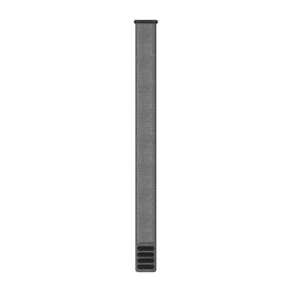 Garmin UltraFit black nylon watch strap with textured weave pattern
