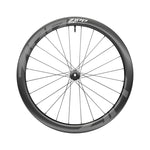 Zipp 303S carbon disc brake wheel with black rim and spokes