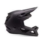 Fox Racing Youth Rampage Mountain Bike Helmet in Matte Black with chin guard
