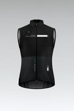 Gobik Vest Plus 2.0 Men's Citizen black cycling vest with white graphic details