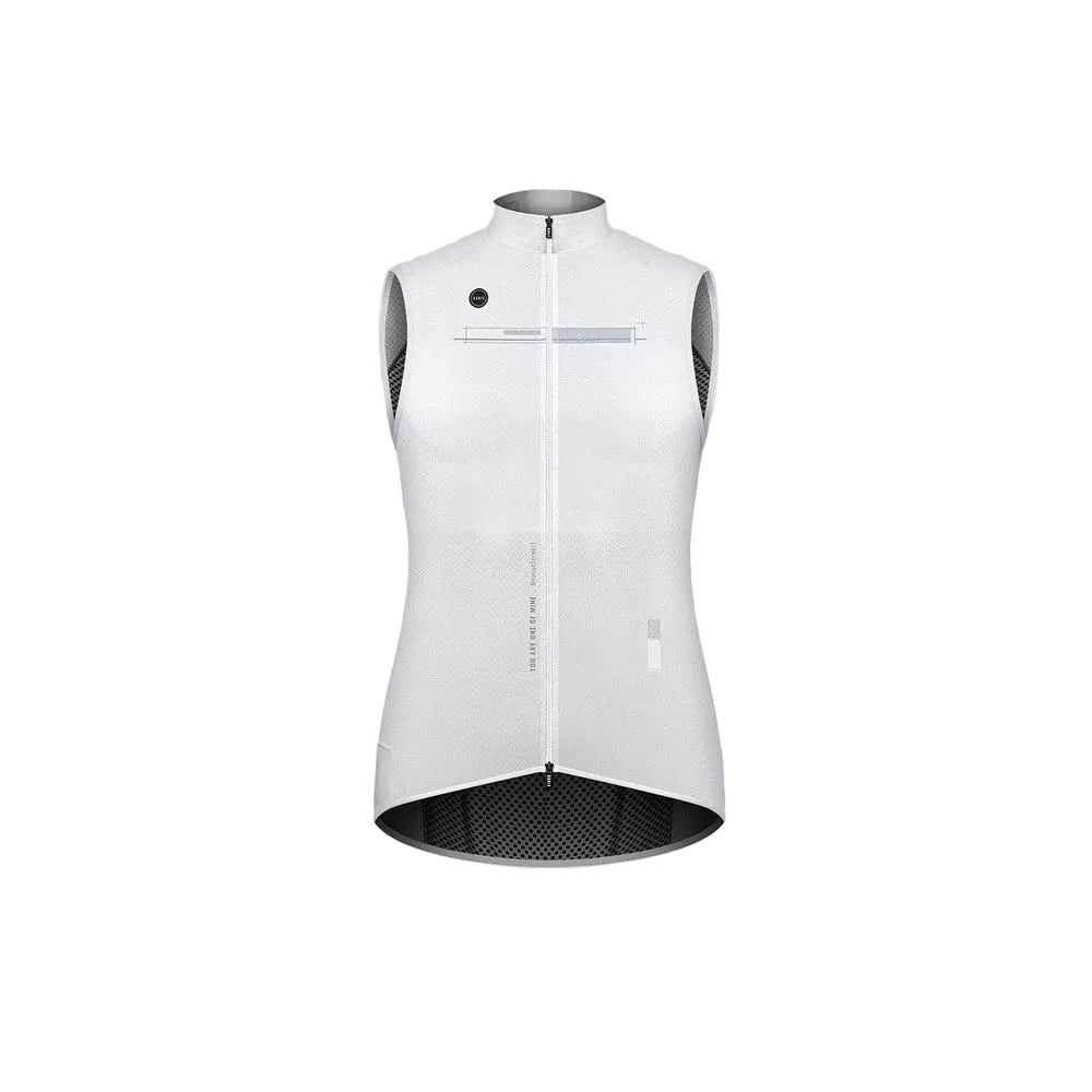 GOBIK Vest Plus 2.0 Women's cycling vest in white Moon colorway