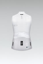 GOBIK Vest Plus 2.0 Women's cycling vest in Moon white color with mesh fabric